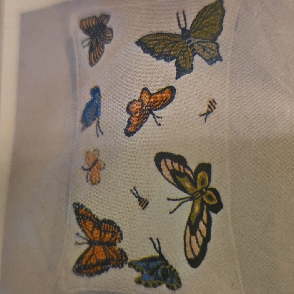 Crewel Embroidery Kit By Peggy B Hope- Butterflies NEW VINTAGE 1968